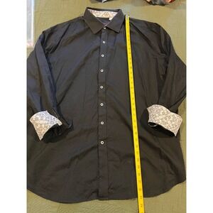 Robert Graham Men's Black Shirt‎ 2xl